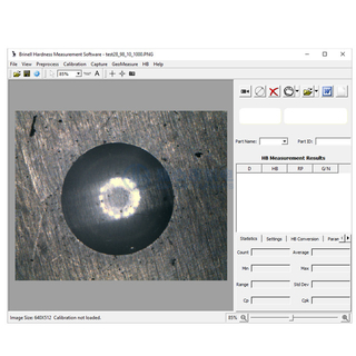 Программное обеспечение iVision-HB для измерения твердости по Бринеллю для цифрового твердомера