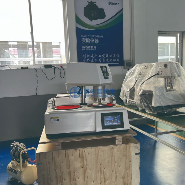 Полностью автоматический пневматический шлифовально-полировальный станок для лабораторного и промышленного использования