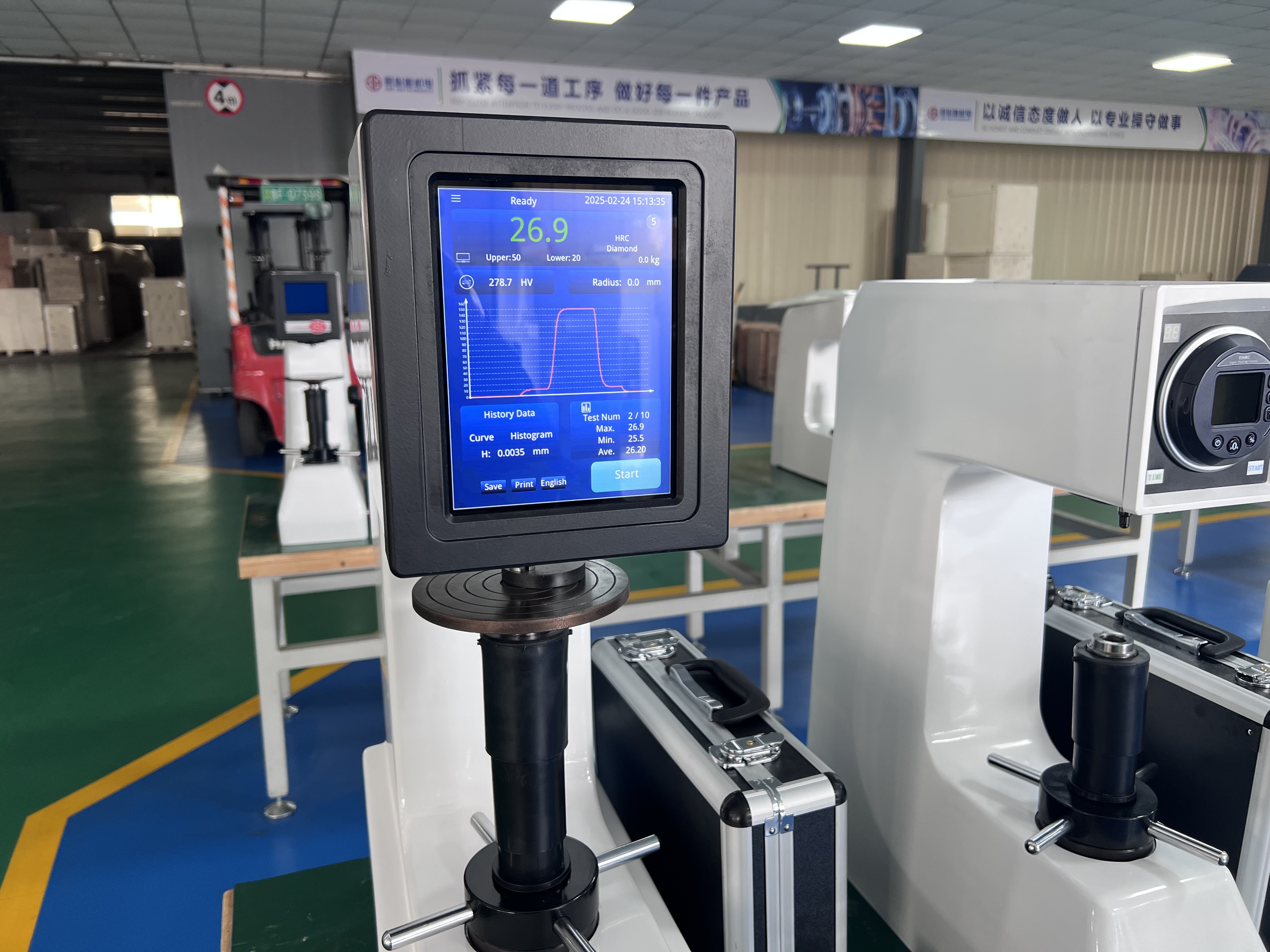 Цифровой тестер жесткости Rockwell